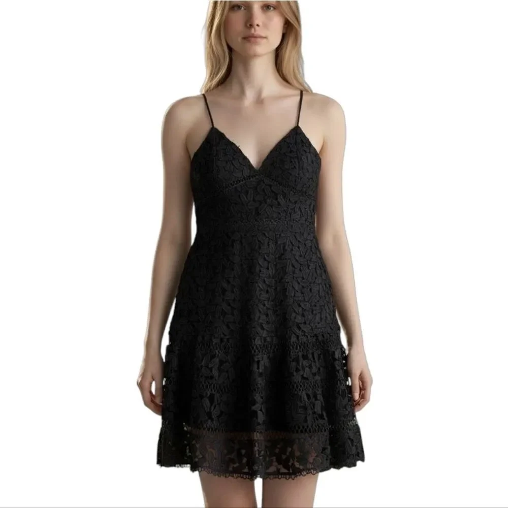 Bardot Black Sexy Lace dress size 8